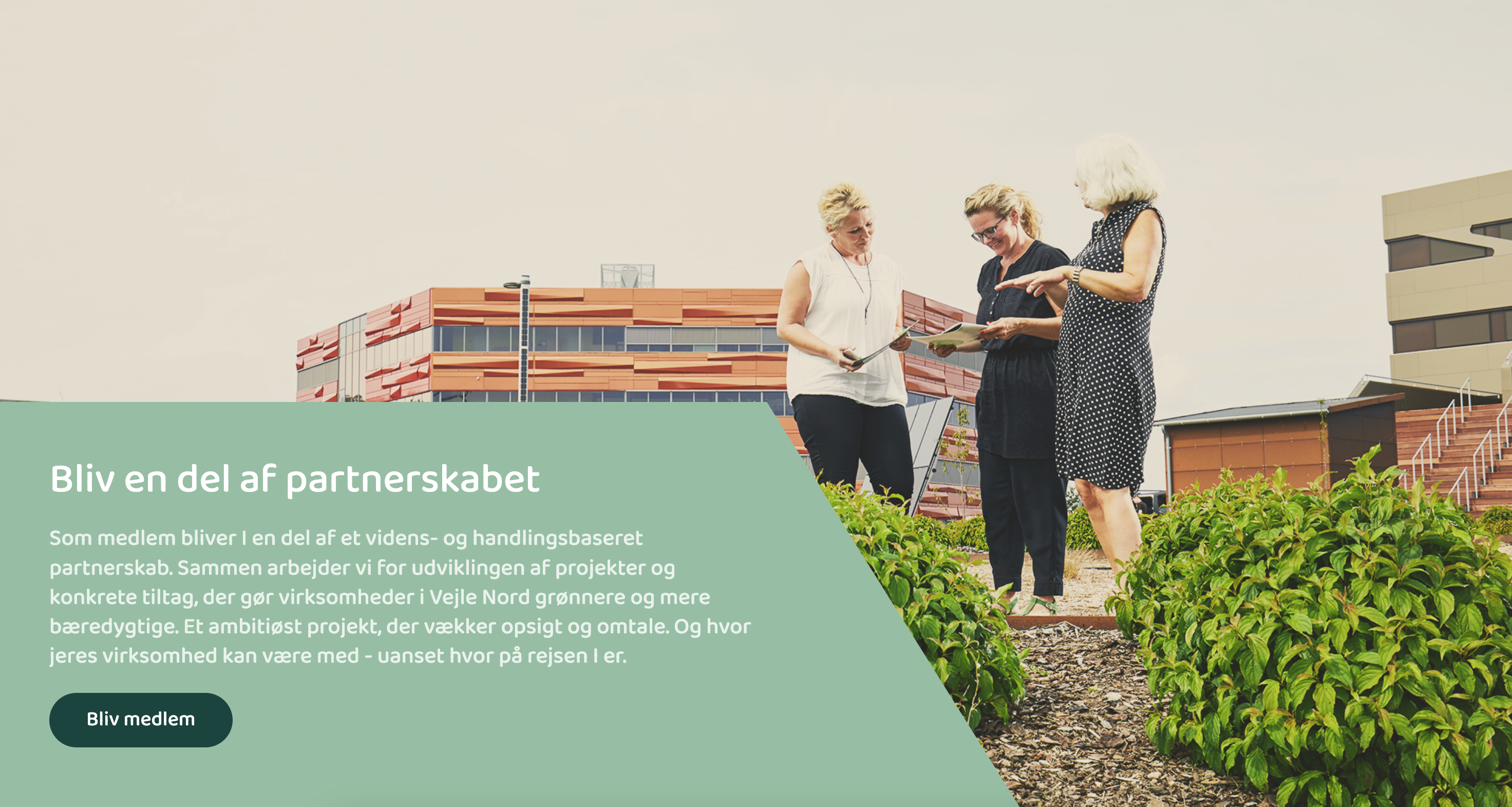 Vejle Nord website underside